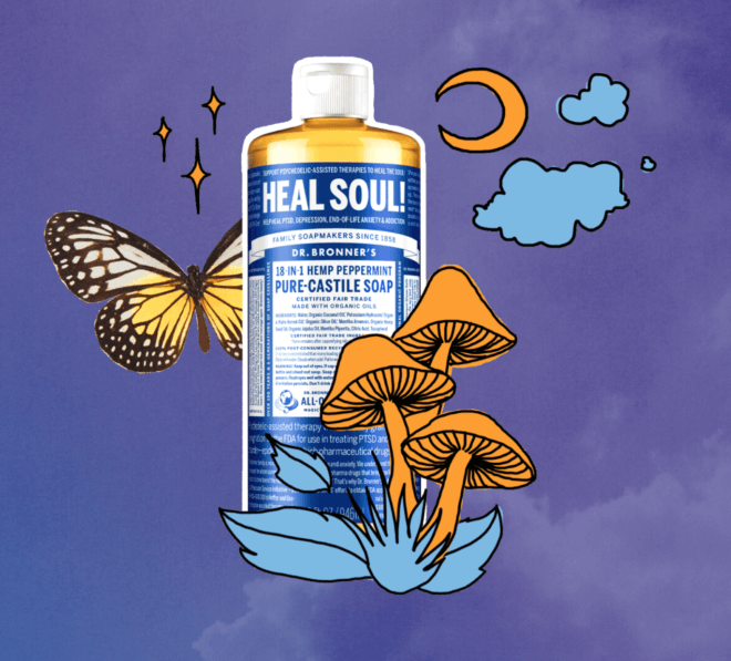 Illustration for campaign in support of psychedelic studies.