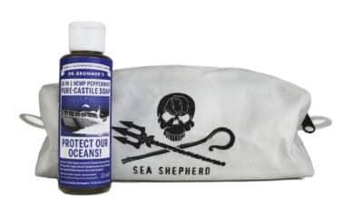 Sea Shepherd merchandise and Pure-Castile Liquid Soap